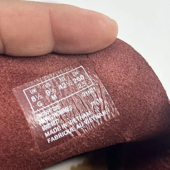 Clarks Originals Men's Desert Boot 9.5 M Burgundy Tumbled Leather 26125547 - Picture 15 of 15